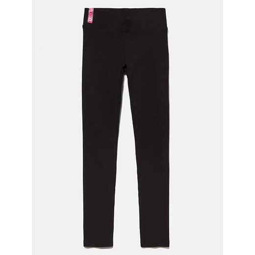 Sisley Legginsy w kolorze czarnym ze sklepu Limango Polska w kategorii Spodnie dziewczęce - zdjęcie 172436126
