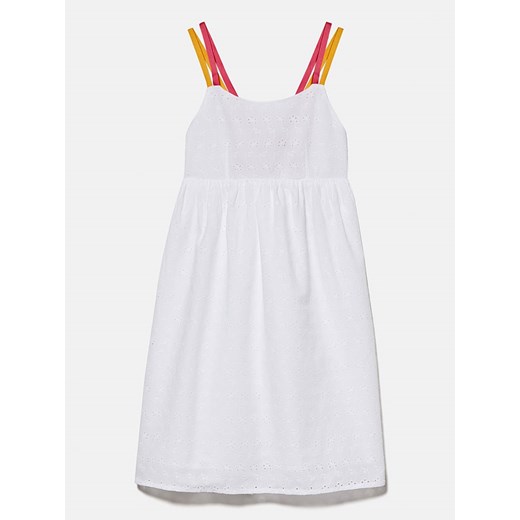 Sisley Sukienka w kolorze białym ze sklepu Limango Polska w kategorii Sukienki dziewczęce - zdjęcie 172436165