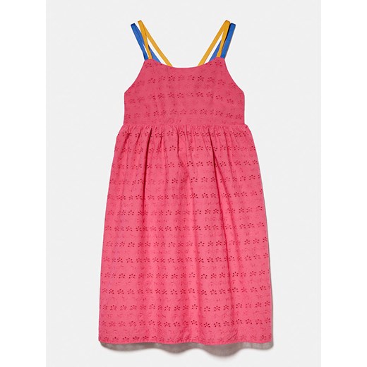 Sisley Sukienka w kolorze różowym ze sklepu Limango Polska w kategorii Sukienki dziewczęce - zdjęcie 172436169