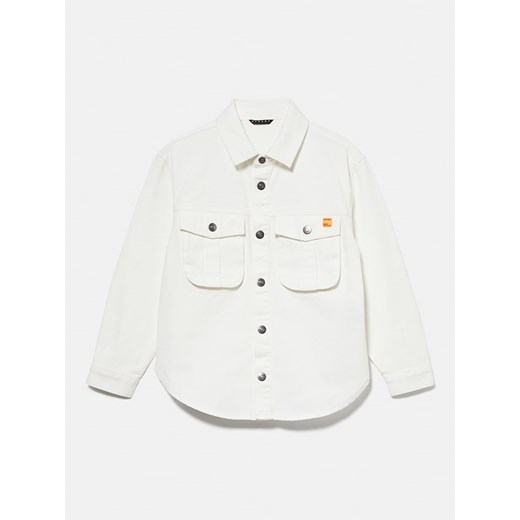 Sisley Koszula w kolorze białym ze sklepu Limango Polska w kategorii Koszule chłopięce - zdjęcie 172436226