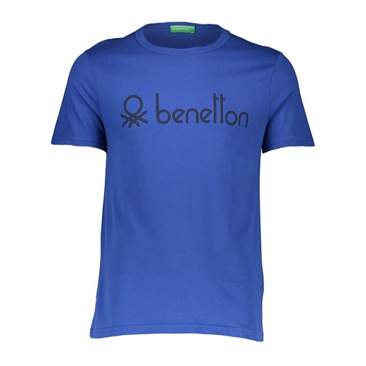Benetton Koszulka w kolorze niebieskim M okazja Limango Polska