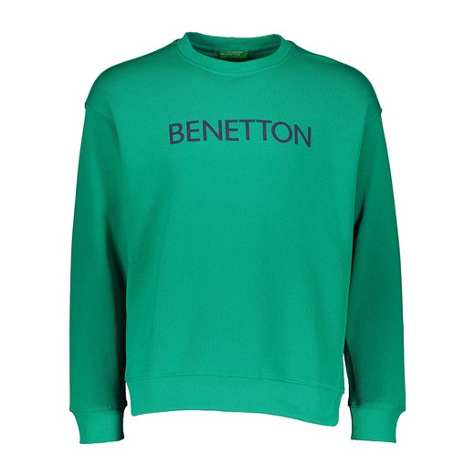 Benetton Bluza w kolorze zielonym ze sklepu Limango Polska w kategorii Bluzy męskie - zdjęcie 172436367