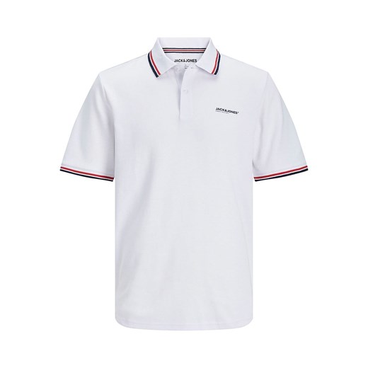 Jack &amp; Jones Koszulka polo w kolorze białym ze sklepu Limango Polska w kategorii T-shirty męskie - zdjęcie 172436707