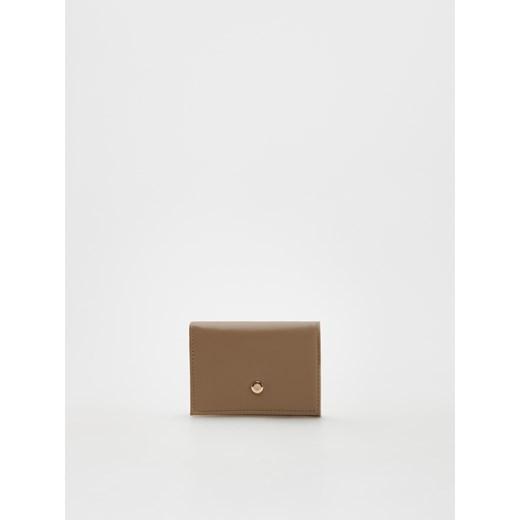 Reserved - Mały portfel - brązowy ze sklepu Reserved w kategorii Portfele damskie - zdjęcie 172438246