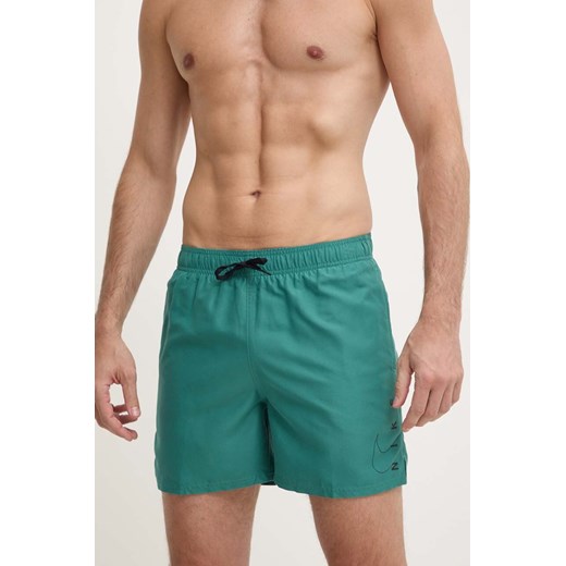 Nike szorty kąpielowe kolor zielony ze sklepu ANSWEAR.com w kategorii Kąpielówki - zdjęcie 172438375