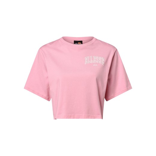 ellesse T-shirt damski Kobiety Bawełna różowy nadruk ze sklepu vangraaf w kategorii Bluzki damskie - zdjęcie 172440567