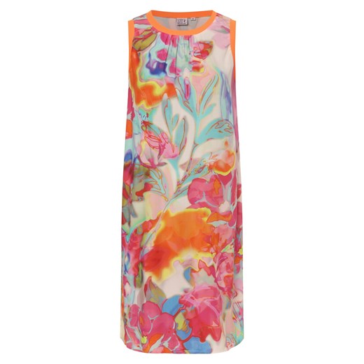 Emily van den Bergh Sukienka damska Kobiety wiskoza wyrazisty róż wzorzysty ze sklepu vangraaf w kategorii Sukienki - zdjęcie 172440636