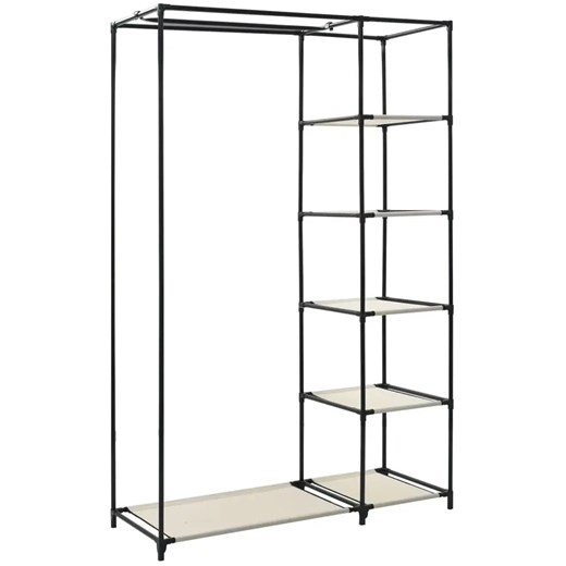 Kremowa szafa tekstylna na zamek - Otelia 3X Elior One Size Edinos.pl
