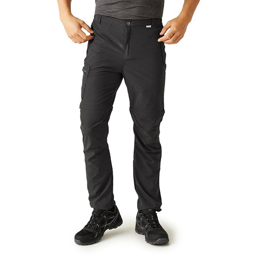 Regatta Spodnie funkcyjne Zipp-Off &quot;Leesville II&quot; w kolorze antracytowym ze sklepu Limango Polska w kategorii Spodnie męskie - zdjęcie 172441988