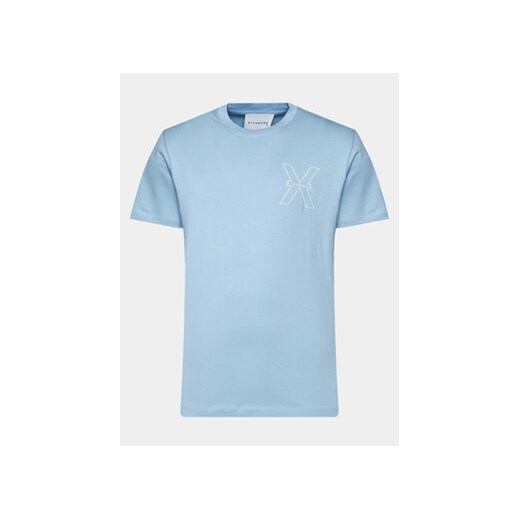 Richmond X T-Shirt Rached UMP24031TS Błękitny Regular Fit ze sklepu MODIVO w kategorii T-shirty męskie - zdjęcie 172442587