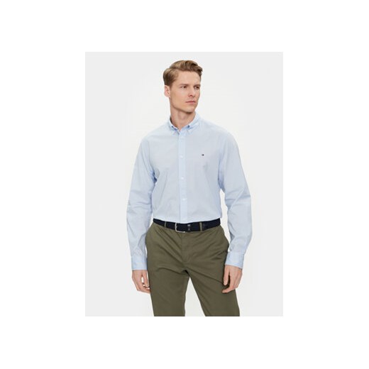 Tommy Hilfiger Koszula MW0MW30934 Błękitny Regular Fit ze sklepu MODIVO w kategorii Koszule męskie - zdjęcie 172442616