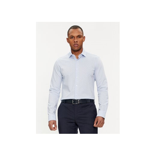 Michael Kors Koszula MK0DS01263 Błękitny Slim Fit ze sklepu MODIVO w kategorii Koszule męskie - zdjęcie 172442777