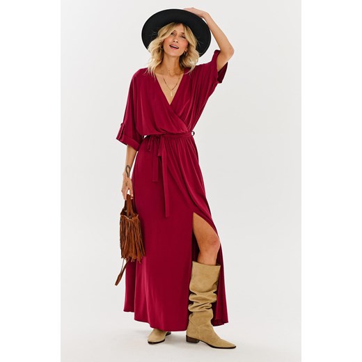 Długa sukienka z wiązaniem Ruby Dream XS/S ze sklepu NAOKO w kategorii Sukienki - zdjęcie 172443669