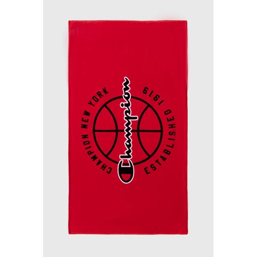 Champion ręcznik bawełniany kolor czerwony 805961 ze sklepu ANSWEAR.com w kategorii Ręczniki - zdjęcie 172444618