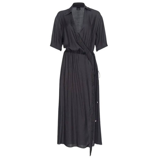 sukienka damska pinko blk01 103561 a1wv z99 czarny ze sklepu Royal Shop w kategorii Sukienki - zdjęcie 172446979