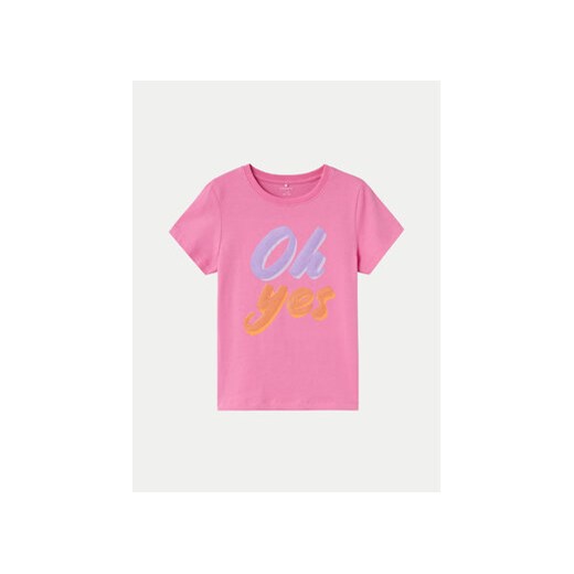NAME IT T-Shirt Hanne 13226131 Różowy Regular Fit ze sklepu MODIVO w kategorii Bluzki dziewczęce - zdjęcie 172449498
