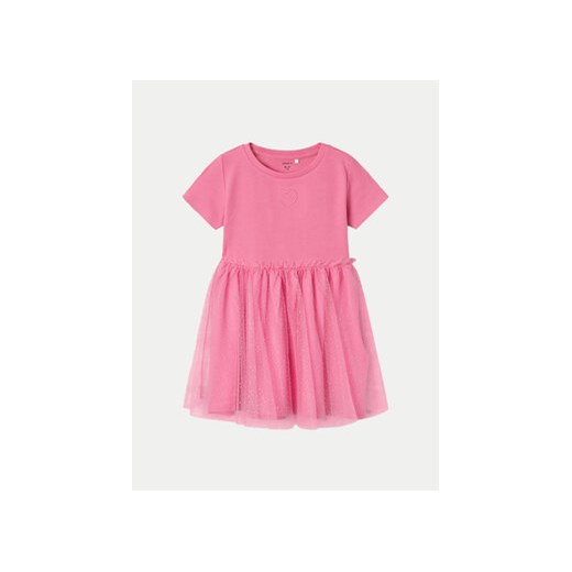 NAME IT Sukienka codzienna Harana 13226043 Różowy Regular Fit ze sklepu MODIVO w kategorii Sukienki dziewczęce - zdjęcie 172449516