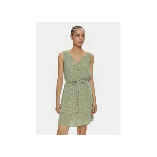 Vero Moda Sukienka letnia Bumpy 10286519 Zielony Regular Fit ze sklepu MODIVO w kategorii Sukienki - zdjęcie 172449636
