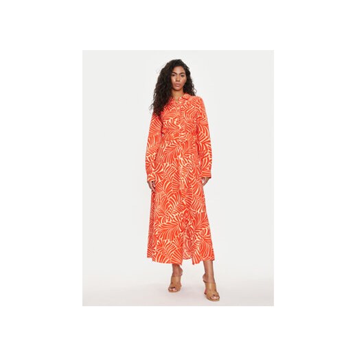 ONLY Sukienka koszulowa Callie 15318799 Pomarańczowy Regular Fit ze sklepu MODIVO w kategorii Sukienki - zdjęcie 172449795