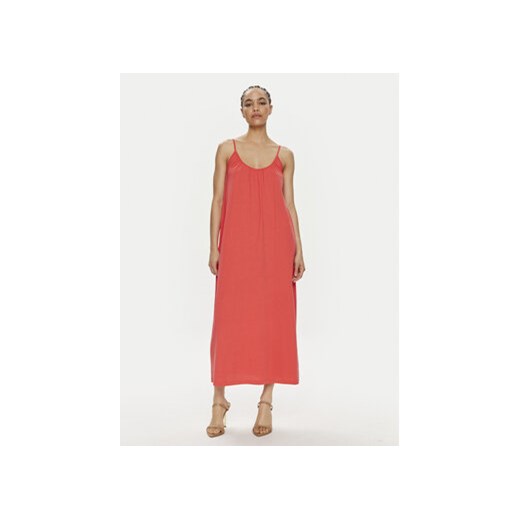 Vero Moda Sukienka letnia Luna 10286077 Czerwony Regular Fit ze sklepu MODIVO w kategorii Sukienki - zdjęcie 172449869