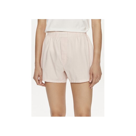 Calvin Klein Underwear Szorty piżamowe 000QS6892E Różowy Relaxed Fit ze sklepu MODIVO w kategorii Piżamy damskie - zdjęcie 172449876