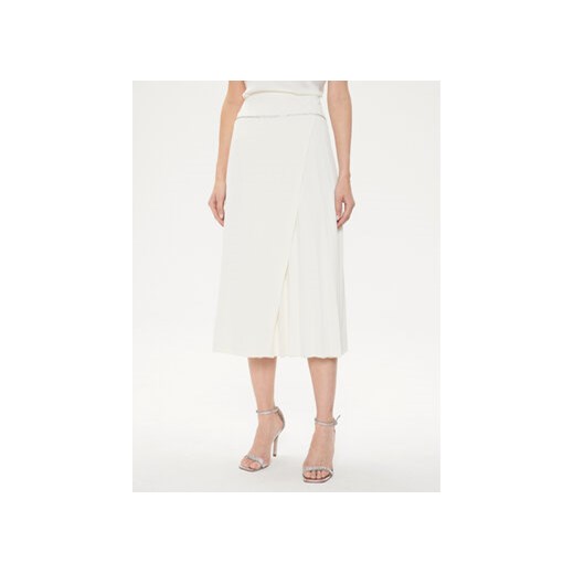 Rinascimento Spódnica midi CFC0118252003 Biały Regular Fit ze sklepu MODIVO w kategorii Spódnice - zdjęcie 172449907