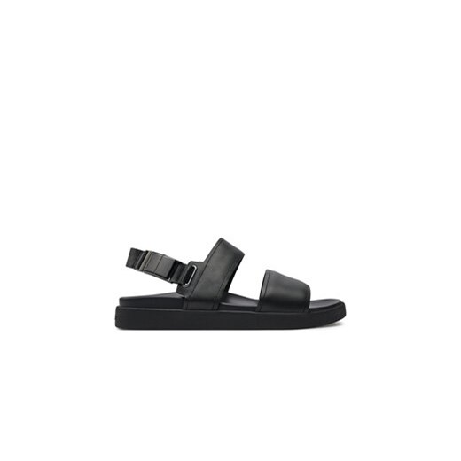 Calvin Klein Sandały Back Strap W/ Iconic Plaque HM0HM01383 Czarny ze sklepu MODIVO w kategorii Sandały męskie - zdjęcie 172450038