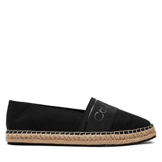 Espadryle Calvin Klein Espadrille He HW0HW01918 Czarny ze sklepu eobuwie.pl w kategorii Espadryle damskie - zdjęcie 172450567