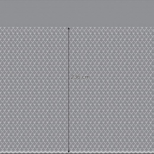 Firana na haczykach flex podwójnych Dekoria One Size dekoria.pl