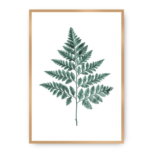 Plakat Fern Emerald Green ze sklepu dekoria.pl w kategorii Obrazy - zdjęcie 172474155