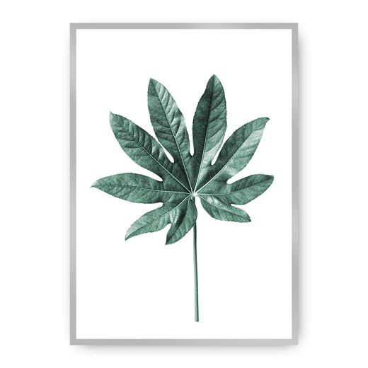 Plakat Leaf  Emerald Green ze sklepu dekoria.pl w kategorii Obrazy - zdjęcie 172474167