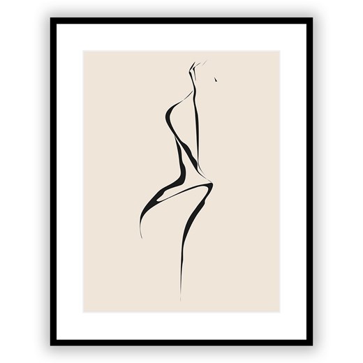 Obraz Nude Line II 40 x 50 cm ze sklepu dekoria.pl w kategorii Obrazy - zdjęcie 172474467