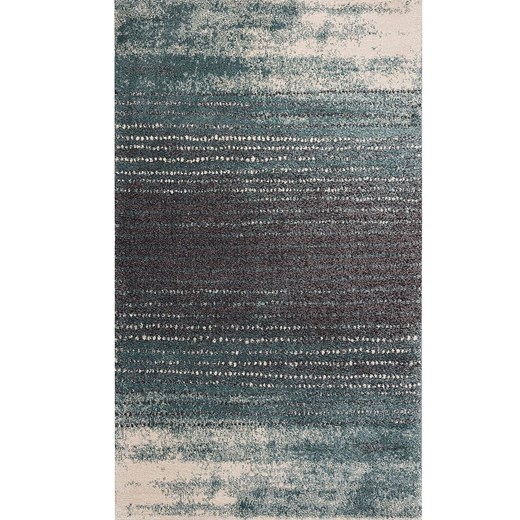 Dywan Modern Teal blue/ dark grey 200x290cm ze sklepu dekoria.pl w kategorii Dywany - zdjęcie 172476017