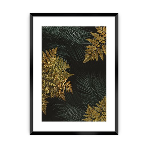 Plakat Golden Leaves II ze sklepu dekoria.pl w kategorii Obrazy - zdjęcie 172477175