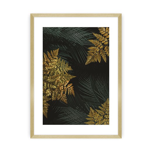 Plakat Golden Leaves II Dekoria One Size dekoria.pl