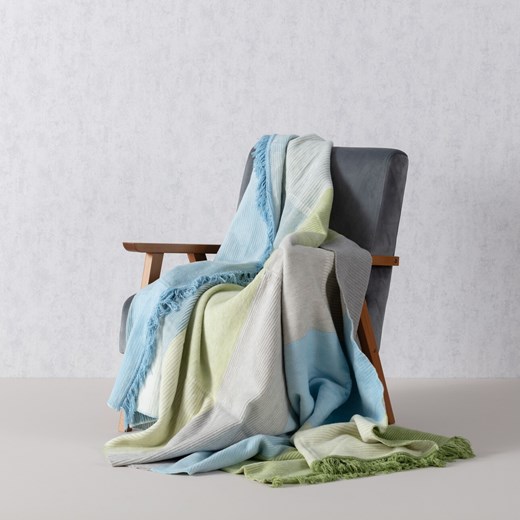 Koc Cosy Home 150x200cm Pastel Green&Blue ze sklepu dekoria.pl w kategorii Koce i pledy - zdjęcie 172477557