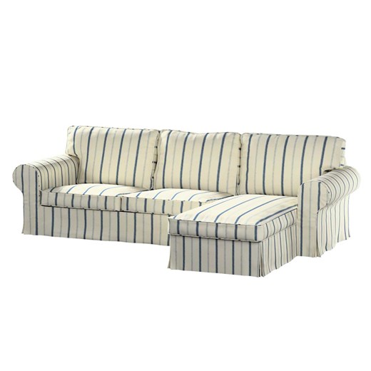 Pokrowiec na sofę Ektorp 2-osobową i leżankę ze sklepu dekoria.pl w kategorii Pokrowce na kanapy i fotele - zdjęcie 172480699