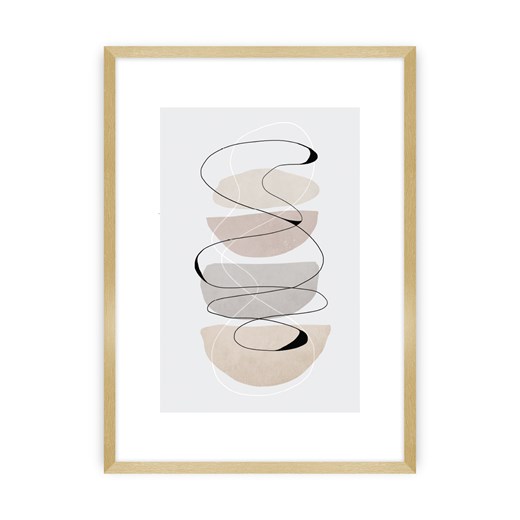 Plakat Abstract Lines II ze sklepu dekoria.pl w kategorii Obrazy - zdjęcie 172481819