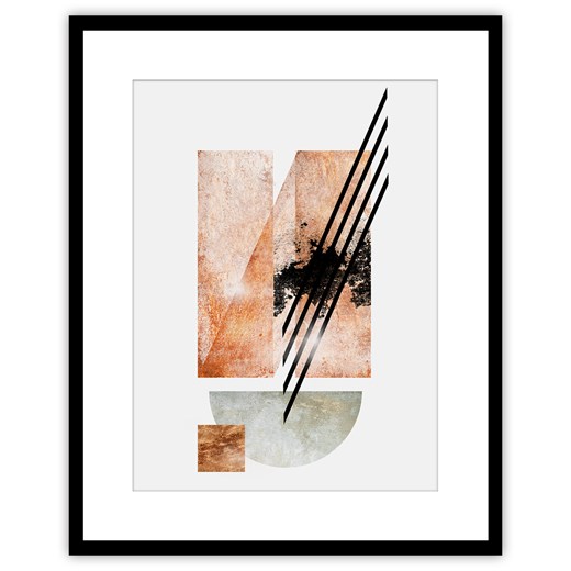 Obraz Abstract II 40x50cm copper ze sklepu dekoria.pl w kategorii Obrazy - zdjęcie 172481916