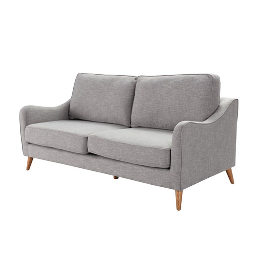 Sofa Venuste grey linen 3-os. ze sklepu dekoria.pl w kategorii Sofy i kanapy - zdjęcie 172483326