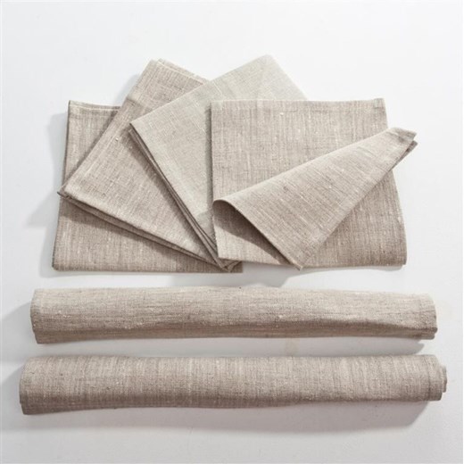 Komplet serwetek 6 szt. 42 x 42 Linen 392-05 ze sklepu dekoria.pl w kategorii Tekstylia kuchenne - zdjęcie 172483999