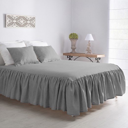 Narzuta na łóżko 160x200 frilly light grey ze sklepu dekoria.pl w kategorii Narzuty i kapy - zdjęcie 172484085