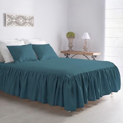 Narzuta na łóżko 160x200 frilly emerald ze sklepu dekoria.pl w kategorii Narzuty i kapy - zdjęcie 172484089