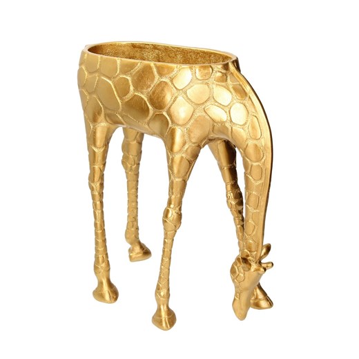 Osłonka na doniczkę Giraffe gold ze sklepu dekoria.pl w kategorii Doniczki i osłonki - zdjęcie 172484927