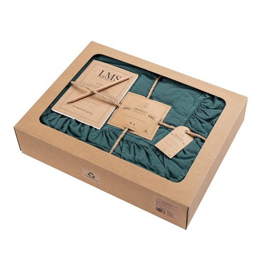Pościel bawełniana 200x220cm dark green ze sklepu dekoria.pl w kategorii Pościele - zdjęcie 172485925