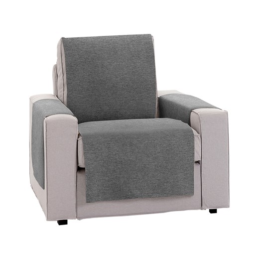 Pokrowiec na sofę-fotel jednoosobowy Universal grey ze sklepu dekoria.pl w kategorii Pokrowce na kanapy i fotele - zdjęcie 172485939