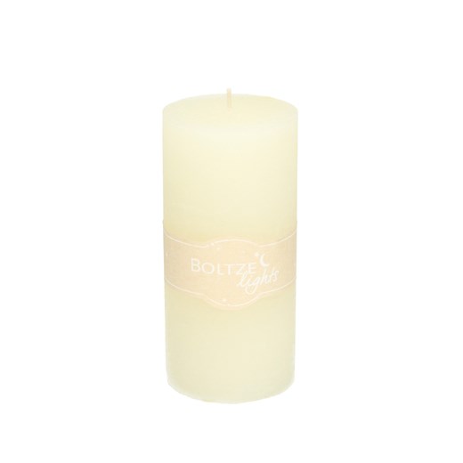 Świeca Lea 15cm cream ze sklepu dekoria.pl w kategorii Świece i dyfuzory - zdjęcie 172486918