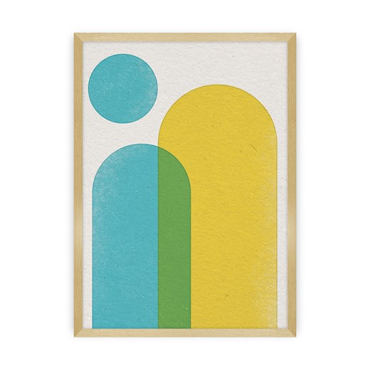 Plakat Abstract Shapes II ze sklepu dekoria.pl w kategorii Obrazy - zdjęcie 172488409