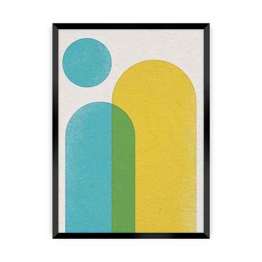 Plakat Abstract Shapes II ze sklepu dekoria.pl w kategorii Obrazy - zdjęcie 172488415