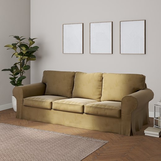Pokrowiec na sofę Ektorp 3-osobową, rozkładaną ze sklepu dekoria.pl w kategorii Pokrowce na kanapy i fotele - zdjęcie 172493828